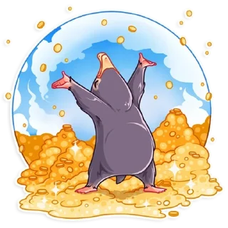 🎉 emoji Niffler • @stickB00K Telegram sticker 21 of 25