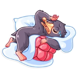 😩 emoji Niffler • @stickB00K Telegram sticker 10 of 25