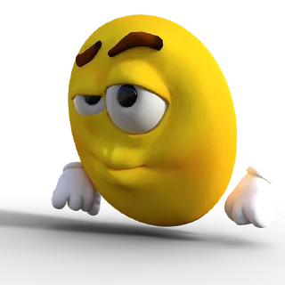 😏 emoji do you think i give a heck Telegram sticker 12 of 36