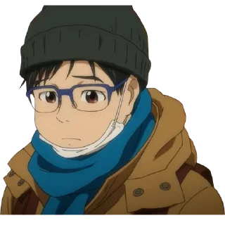 Sticker from @anime_stickerr Юри на льду