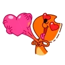 😍 emoji High Fox Telegram sticker 24 of 24