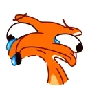 😢 emoji High Fox Telegram sticker 7 of 24