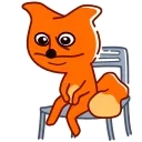 🪑 emoji High Fox Telegram sticker 11 of 24