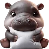 😴 emoji Бегемотик @Nyasticks Telegram sticker 20 of 42