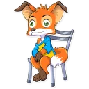 😐 emoji Ferdinand Fox Telegram sticker 12 of 31