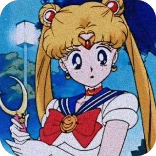 🫥 emoji .•Sailor Moon 🌙.• От @PomounayaBlad Telegram sticker 5 of 120