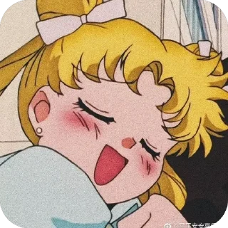 🫥 emoji .•Sailor Moon 🌙.• От @PomounayaBlad Telegram sticker 13 of 120