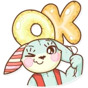 Sticker from Plush Baby Bunny