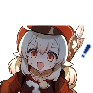 😬 emoji Klee is the best Telegram sticker 17 of 44