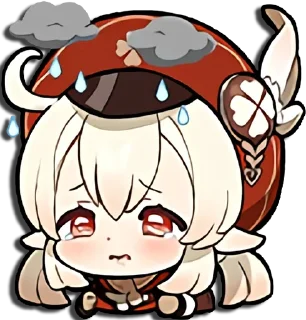 😶 emoji Klee is the best Telegram sticker 23 of 44