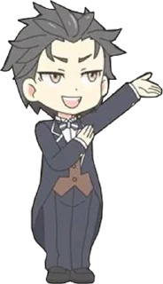 😏 emoji Резеро - @Tg_stickersu Telegram sticker 23 of 30