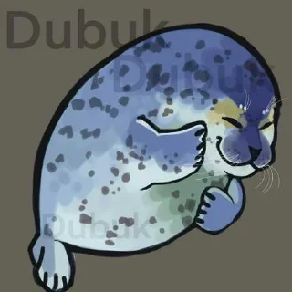 😳 emoji Dubuk seals 1 @Seal6388 ➡️ @Ctikerubot Telegram sticker 6 of 120
