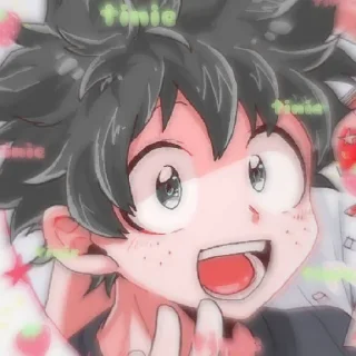 Sticker from IZUKU MIDORIYA