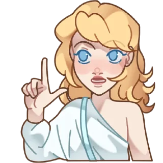 ☝ emoji Серафима без текста @TgSticker Telegram sticker 6 of 48
