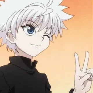 😉 emoji Киллуа пиздец Telegram sticker 24 of 106