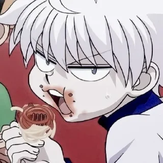 🍫 emoji Киллуа Telegram sticker 19 of 28