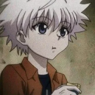 😶 emoji Киллуа пиздец Telegram sticker 14 of 106