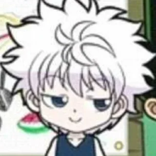 😏 emoji Киллуа пуська Telegram sticker 23 of 98