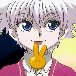 😛 emoji Киллуа Telegram sticker 17 of 28