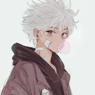 😶 emoji Киллуа пиздец Telegram sticker 6 of 106