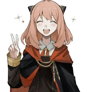 👋 emoji Аня (Семья шпионов) by @offstikbot Telegram sticker 24 of 25