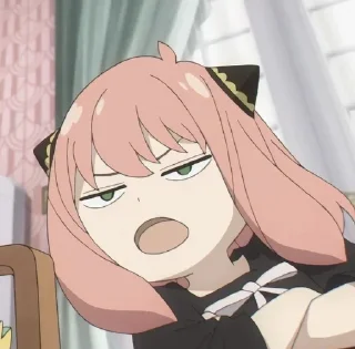 😠 emoji Аня (Семья шпионов) by @offstikbot Telegram sticker 19 of 25