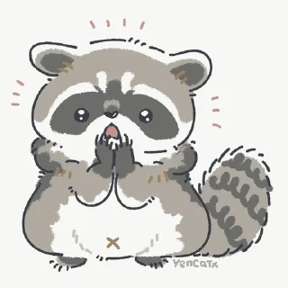 😱 emoji енотов иванович Telegram sticker 6 of 54
