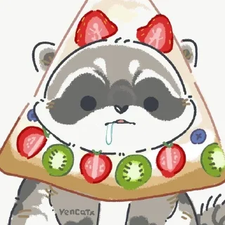 🤤 emoji енотов иванович Telegram sticker 8 of 54