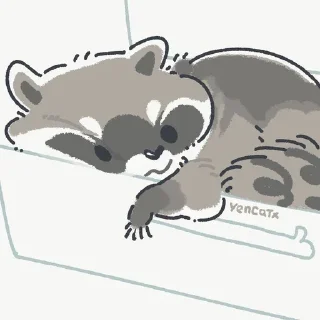 😒 emoji енотов иванович Telegram sticker 7 of 54