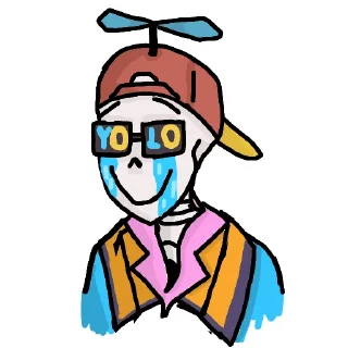 🥲 emoji Fresh!Sans Telegram sticker 16 of 16