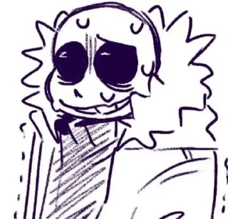 Sticker from anxiety sans pack (by boo)
