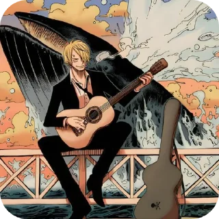 🎸 emoji 𑀝ᥲнджᥙ ᧐ᴛ В᧘ᥲдᥙκᥲ @UltraKLOYH Telegram sticker 20 of 101