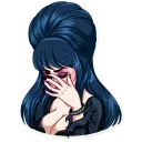🤦‍♀️ emoji Ms. Elvira Telegram sticker 9 of 30