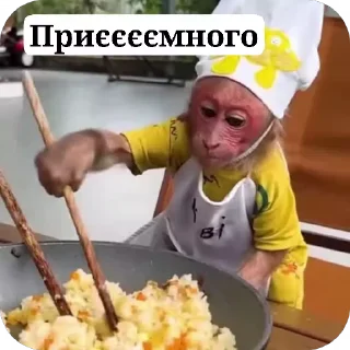 🧑‍🍳 emoji Манкі Тт Telegram sticker 23 of 120
