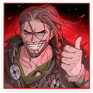 👍 emoji Больше стиков тут: @stikery_emoji_anime Telegram sticker 2 of 48