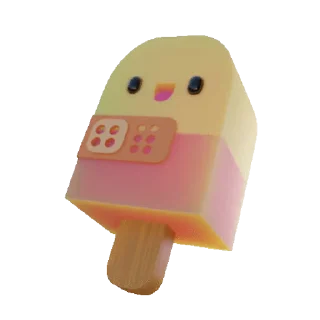 🍦 emoji Cartoon @stickerstgrm Telegram sticker 9 of 25