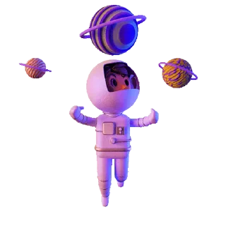 🪐 emoji Cartoon @stickerstgrm Telegram sticker 18 of 25