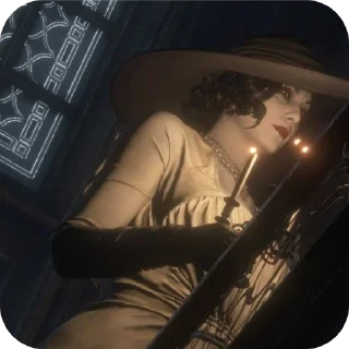 🕯 emoji Alcina Dimitrescu • @Earth928B Telegram sticker 14 of 60