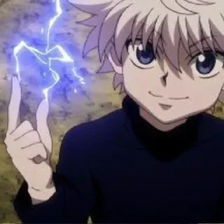 🙇 emoji 🌞Killua Love→ @stickers_love_bot Telegram sticker 10 of 120