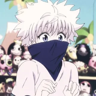 🙇 emoji 🌞Killua Love→ @stickers_love_bot Telegram sticker 24 of 120
