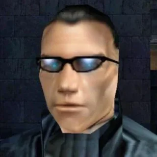 😐 emoji Deus Ex Was Right Telegram sticker 12 of 59