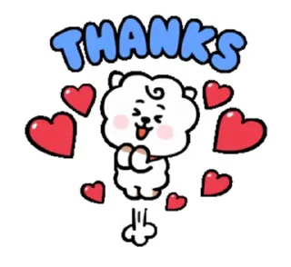 Sticker from BT21 ARMY😁⭐️
