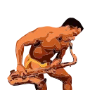 🎷 emoji Ricardo Telegram sticker 2 of 19