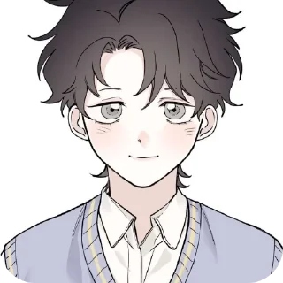 👂 emoji Мальчики❤️ ➡️ @Ctikerubot Telegram sticker 12 of 87