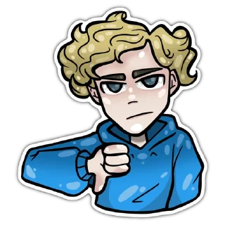 👎 emoji ПОЛМАТЕРИ | by @esshkr Telegram sticker 21 of 24