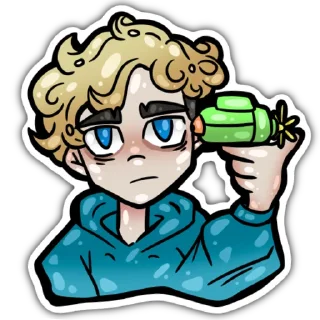 🔫 emoji ПОЛМАТЕРИ | by @esshkr Telegram sticker 14 of 24