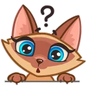 😯 emoji Siamese Kitty Telegram sticker 22 of 26