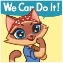 💪 emoji Siamese Kitty Telegram sticker 21 of 26