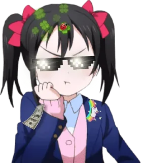 🫤 emoji LEDY LUCK Telegram sticker 9 of 29