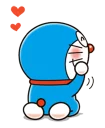 ❤ emoji Doraemon Telegram sticker 23 of 120